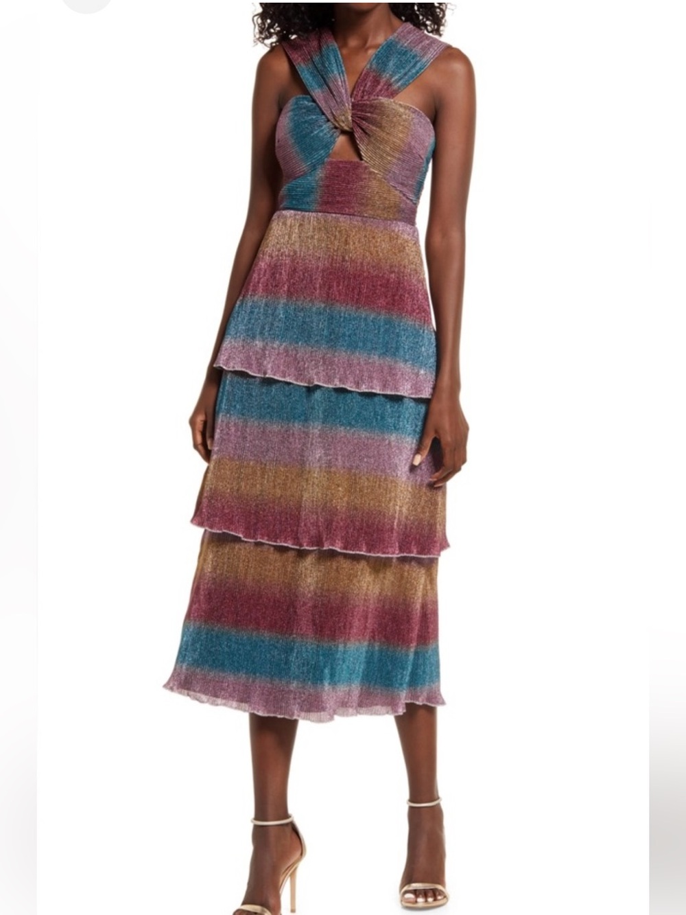 SAYLOR - Hedi Midi Dress, Size Large
